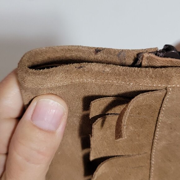 NEW Artisan Crafted By Zigi Aldonza Gladiator Sandals Womens 9 Suede Fringe Boho - Picture 10 of 10